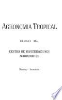 Agronomía tropical