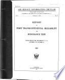 Air Service Information Circular (heavier-than-air)