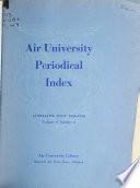 Air University Library Index to Military Periodicals