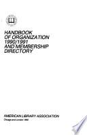 ALA Handbook of Organization and Membership Directory