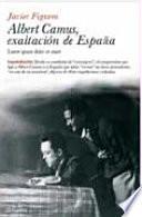 Albert Camus, exaltación de España