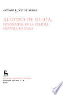 Alfonso de Ulloa, introductor de la cultura española en Italia