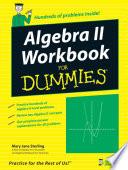 Algebra II Workbook For Dummies