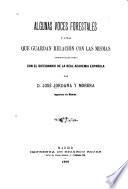 Algunas voces forestales y otras que guardan relación con las mismas