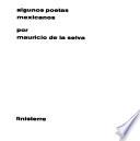 Algunos poetas mexicanos