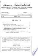 Alimentos y nutrición animal