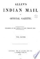Allen's Indian mail and register of intelligence for British and foreign India
