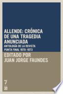 Allende: crónica de una tragedia anunciada