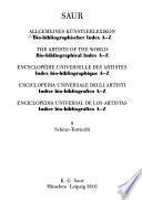 Allgemeines Künstlerlexikon bio-bibliographischer Index A-Z