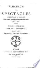 Almanach des spectacles