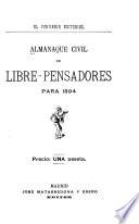 Almanaque civil de libre-pensadores