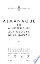 Almanaque del Ministerio de Agricultura