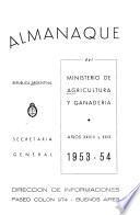 Almanaque del Ministerio de Agricultura