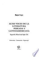 Altas voces de la literatura peruana y latinoamericana