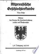 Altpreussische Geschlechterkunde