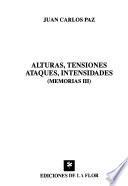 Alturas, tensiones, ataques, intensidades