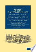 Alumni Cantabrigienses