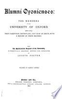 Alumni Oxonienses