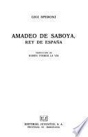 Amadeo de Saboya, rey de España