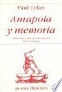 Amapola y memoria