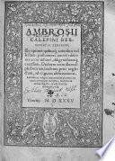 Ambrosii Calepini Bergomatis Lexicon