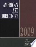 American Art Directory 2009
