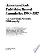 American Book Publishing Record