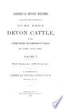 American Devon Record
