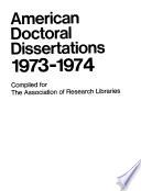 American Doctoral Dissertations