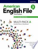 American English File Level 3 Student Book/Workbook Multi-Pack a with Online Practice