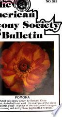 American Peony Society Bulletin