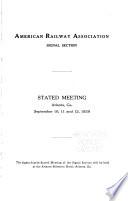 American Railway Signaling Principles and Practices