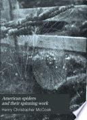 American Spiders and Their Spinning Work: Snares and nests