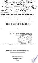 An Account of the Receipts and Expenditures of the U.S.