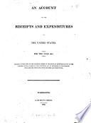 An account of the receipts and expenditures of the United States. [With] General statement [a table].