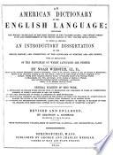 An American Dictionary of the English Language