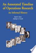 An Annotated Timeline of Operations Research
