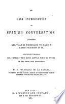 An Easy Introduction to Spanish Conversation