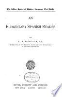 An elementary Spanish reader