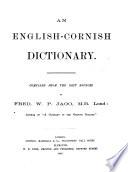 An English-Cornish Dictionary