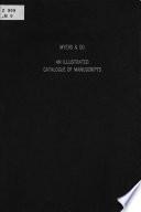 An Illustrated Catalogue of Manuscripts and Rare Books