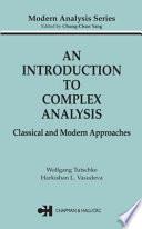 An Introduction to Complex Analysis