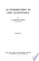 An Introduction to Cost Accountancy