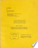 An Inventory of Agricultural Research of State Agricultural Experiment Stations, Forestry Schools, Research Agencies of the U.S. Department of Agriculture