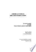 An Inventory of the Pala Indian Agency Records