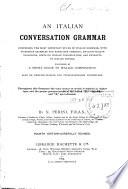 An Italian Conversation Grammar
