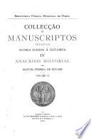 Anacrisis historial: Anacrisis historial. Episcopológio. 4 v