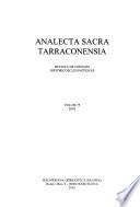 Analecta sacra Tarraconensia