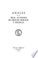 Anales - Academia Nacional de Ciencias Morales y Políticas