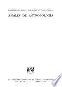 Anales de antropología